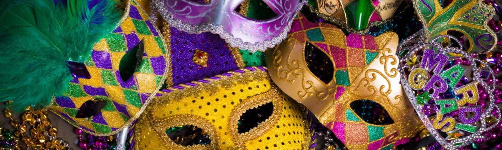 Mardi Gras masks  