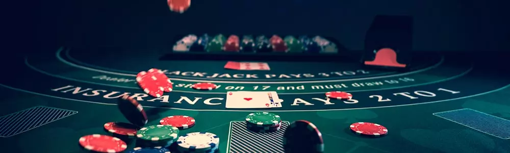 casino blackjack table