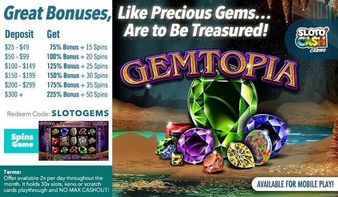 Gemtopia Bonus